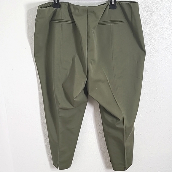 Jones New York Olive Green Ankle Pants, Pull-on, Size 18W - Picture 4 of 9